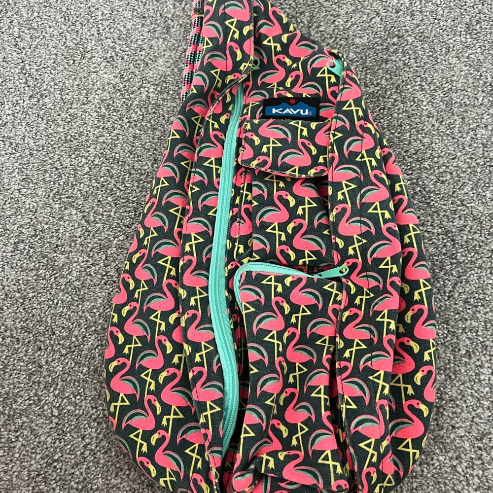 Kavu Tropical Flamingo Sling Bag